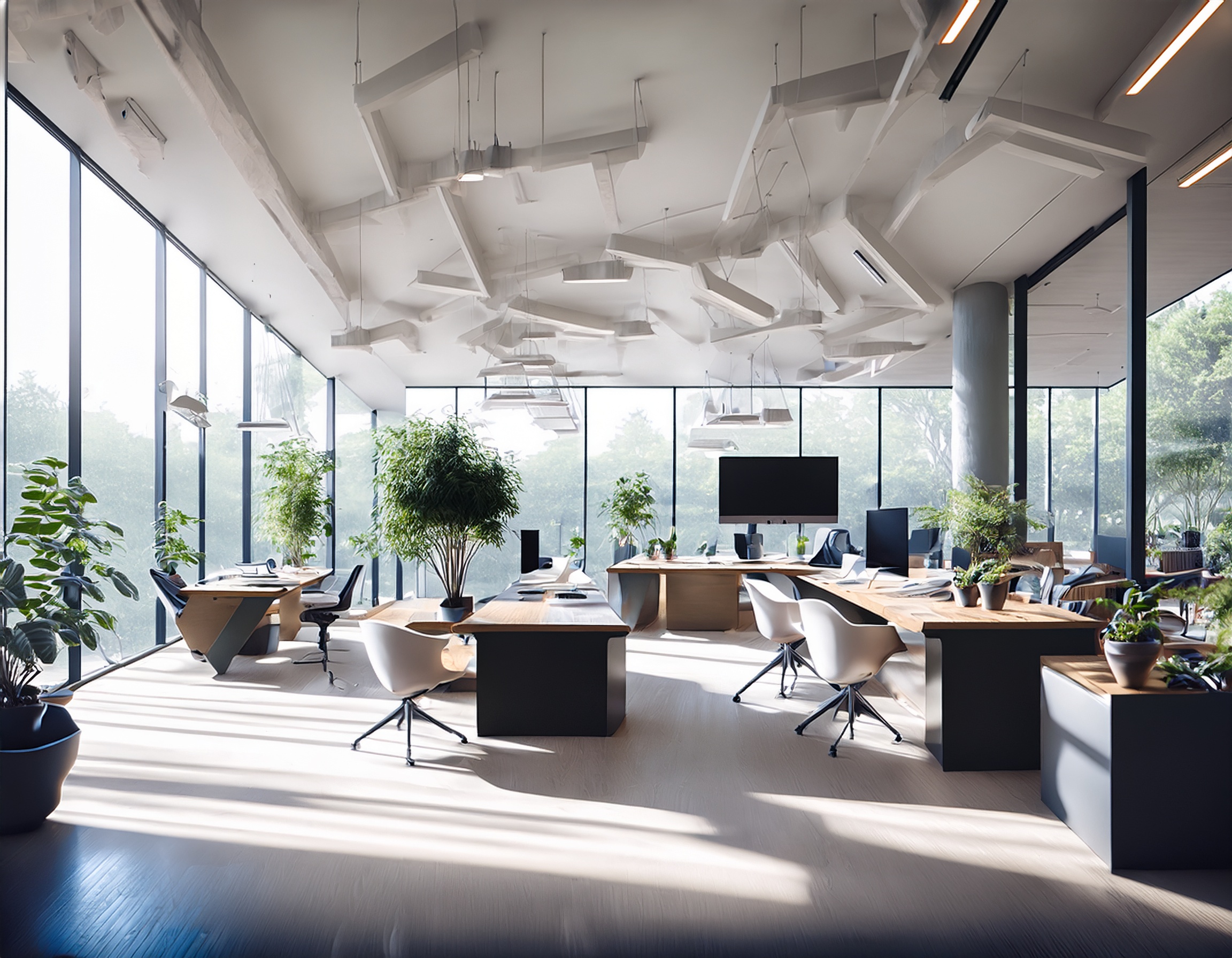 Elegantes Bürointerieur einer Steuerkanzlei in Frankfurt am Main